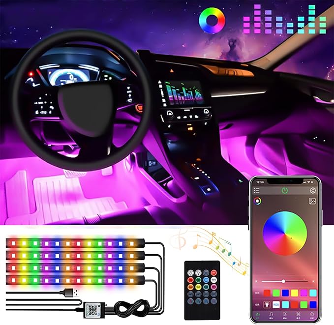 Led macchina auto per i piedi